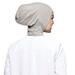 CLZOUD Hair Band Women Grey Women Casual Solid Color Elastic Cap High Stretch Womens Bib Hijab