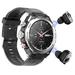 T92 Smart Watches Touch 1.2inch IPS Bluetooth-compatible 5.0 Headset (Silver)