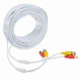 FITE ON White 65ft BNC Extension Cord Replacement for Samsung SDC-5440 Outdoor Bullet Security Camera