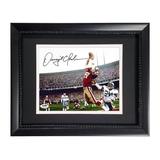 Dwight Clark auto 14x11 Frame the catch