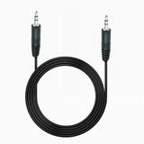 FITE ON Compatible 6ft Black Premium 3.5mm 1/8 Audio Cable AUX-In Cord Replacement for Creative D80 D100 D200 Bluetooth Speaker