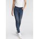 Push-up-Jeans ALIFE & KICKIN "JOGG SLIM LOW RISE AkiraAK" Gr. 26, Länge 32, blau (dark blue used) Damen Jeans