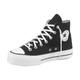 Sneaker CONVERSE "CHUCK TAYLOR ALL STAR PLATFORM CANVAS" Gr. 39, schwarz-weiß (schwarz, weiß) Schuhe Sneaker