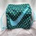 Nike Bags | Nike Swoosh Gymsack Drawstring Rope Backpack Gym Bag Polka Dot Pouch Tote Sack | Color: Blue/Green | Size: 17x13.5
