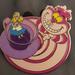 Disney Jewelry | Alice In Wonderland And Cheshire Cat Pin | Color: Pink | Size: Os