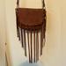 Free People Bags | Free People Genuine Leather Fringe Purse | Color: Brown | Size: Os