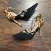 Jessica Simpson Shoes | Jessica Simpson Women’s Black And Cheetah Heels | Color: Black/Tan | Size: 7
