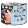 MAC's Cat Feinschmecker 6 x 200 g Alimento umido per gatti Pollame & Salmone