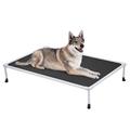 Tucker Murphy Pet™ Tucker Murphy Elevated Bed Chewproof Cooling Raised Dog Cots Beds, Outdoor Metal Frame Pet Training Platform Polyester | Wayfair