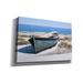 Breakwater Bay ' Boat On Beach' By Zhenhuan Lu, Canvas Wall Art, 40"X26" Metal in Blue | 40 H x 60 W x 1.5 D in | Wayfair