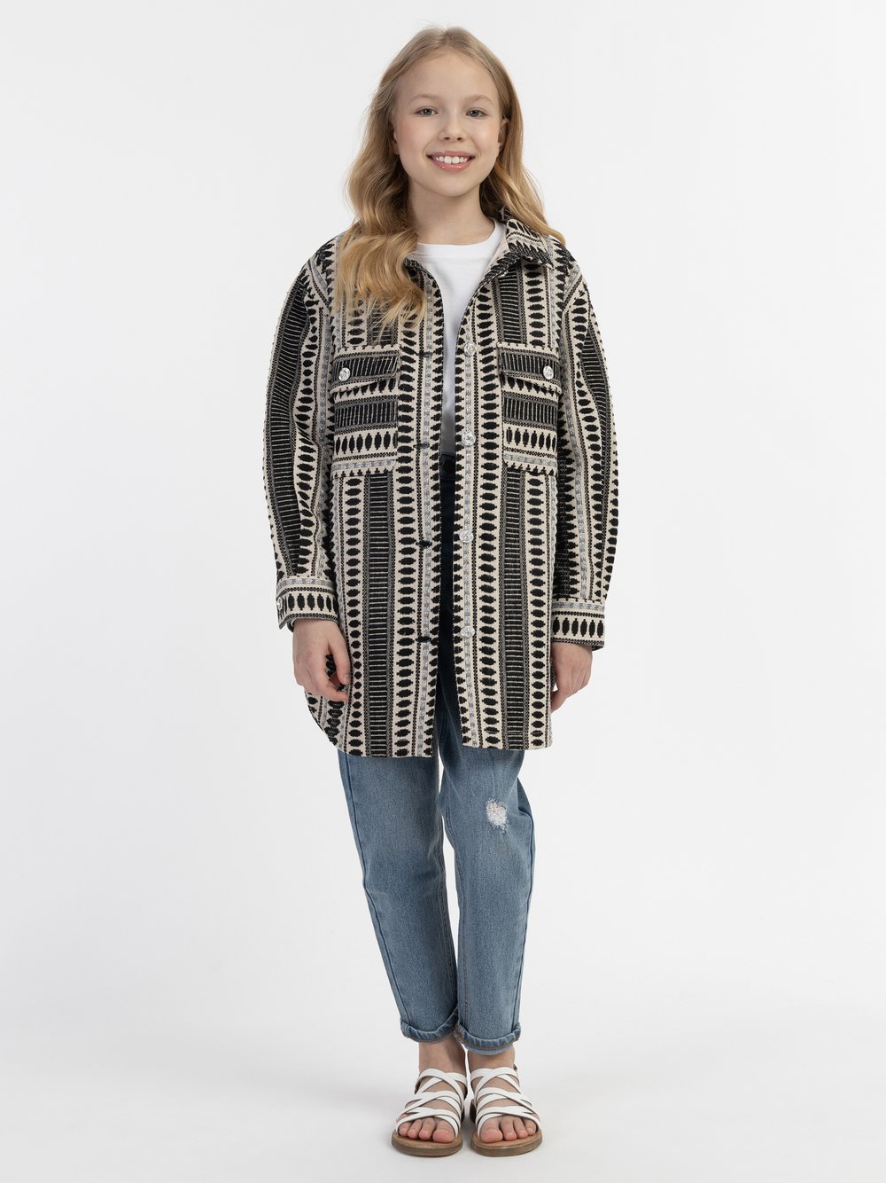 IZIA Hemdjacke Mädchen schwarz, 146 Image