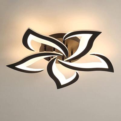 Goeco - Moderne LED-Deckenleuchte, 60W 6000LM Kreative Formblume Acryl Deckenleuchte, 5 Köpfe Image