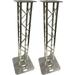 2 DJ Lighting 4.92 ft Bolted Aluminum 8 x8 Truss Light Weight Dual Totem System