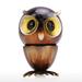 Tooarts Owl Fun Ornament Iron Art Decor Handmade Craft Rotating Detachable Head Home and Desk Decoration Perfect Gift for Owl and Animal Lovers