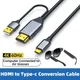 Adaptateur HDMI mâle vers USB Type-C femelle 4K @ 60Hz Adaptateur HDMI vers USB C pour ordinateur
