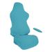 Gaming Polyester Arm Seat for Dinning Swivel Arm light blue size