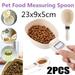 Danlai-1/2Pieces Pet Food Measuring Spoon Cup Scale Dog Electronic Food Digital Measuring Spoon With Lcd Display Pet Spoon