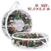 2 PACK Wreath Storage Bag 30 WeGuard Garlands Storage Large capacity Transparency Storage Containers Store Garlands and Various Accessories