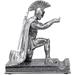 Magnetic Pen Holder For Desk Knight Pen Holder Cool Desk Accessories Roman Commander Kneeling Pencil Holders Finish Statue With Sword Holder