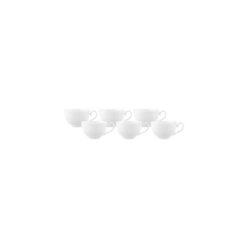 Villeroy & Boch Royal Kaffeeobertasse weiß 260 ml 6er Set