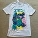 Disney Tops | Disney Lilo And Stitch Spirit Animal Stitch Unisex T Shirt Adult Shirt Tee Med M | Color: Blue/White | Size: M