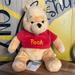 Disney Toys | Disney Store Merch - Winnie The Pooh Small Velvety Small Plush Ec | Color: Gold/Red | Size: Refer To Photos