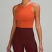 Lululemon Athletica Tops | New- Lululemon Alian High Neck Tank Top In Canyon Orange | Color: Orange/Red | Size: Various