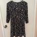 Madewell Dresses | Floral Silk Madewell Dress | Color: Blue/Gold | Size: 4
