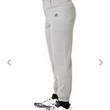Adidas Bottoms | Adidas Boys' Triple Stripe Traditional Baseball Pants Size 5-6 2xs | Color: Gray | Size: 2xs