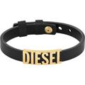 Diesel - Armband Leder, Edelstahl Herrenschmuck Herren