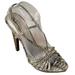 Jessica Simpson Shoes | Jessica Simpson Shoes Strappy Platform Sandals Python Leather Heel Womens Size 9 | Color: Gray | Size: 9