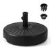 Costway 20 Inch Fillable Heavy-Duty Round Umbrella Base Stand