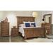 Picket House Furnishings Queen Panel Bed Wood in Brown | 78 H x 77 W x 87 D in | Wayfair MBLV500QB