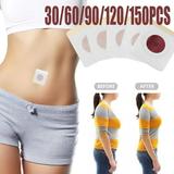 Kufutee Chinese Medicine Weight Loss Navel Sticker Weight Loss Belly Fat Burning Slim Patch Belly Fat Burner Slimming Patch-30PCS