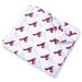 Infant White Atlanta Braves 47'' x Muslin Swaddle Blanket