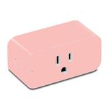 Skin Decal Wrap Compatible With Amazon Smart Plug Sticker Design Solid Blush
