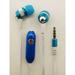 Super Bass Noise-Isolation Stereo Earbuds/ Earphones for Motorola Moto Z4 One Hyper Razr 2019 G8 Plus One Macro One Zoom One Action One Vision (Blue) - w/ Mic