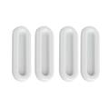 4PC Punch Sliding Door Self Adhesive Handle Window Glass Door Kitchen Door Cover Door Sliding Door Handle Double Sided Adhesive Paste