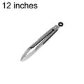 Fusipu 9/12/16/16inch Stainless Steel BBQ Tongs Kitchen Food Salad Buffet Grill Clip