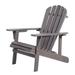 JUL HOME SW2006DG Solid Wood Adirondack Chair