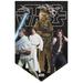 WinCraft Princess Leia, Han Solo, Luke Skywalker, Chewbacca Star Wars 17" x 26" Premium Banner
