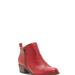 Lucky Brand Basel Bootie - Women's Accessories Shoes Boots Booties in Dark Red, Size 7.5