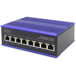 ASSMANN DIGITUS DN-650106 Industrieller 8-Port Fast Ethernet Switch Image