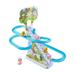 Roller Coaster Toy Light Music Race Track Toy Music Children Roller Coaster Toy Set Stairs Slide Toy for Toddlers Gift Kids 6 Bears