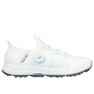 Skechers Men's Slip-ins: GO GOLF Elite 5 - Slip 'In Shoes | Size 9.0 | White | Synthetic/Textile | Arch Fit
