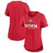 Women's Nike Heather Scarlet San Francisco 49ers Local Fashion Tri-Blend T-Shirt