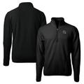 Men's Cutter & Buck Black Tampa Bay Buccaneers Helmet Cascade Eco Sherpa Fleece Quarter-Zip Pullover Jacket