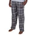 Men's Concepts Sport Charcoal/White The Rock Ultimate Plaid Flannel Pants