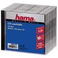 Hama CD Jewel Case Standard. Pack 10 1 discs Transparent