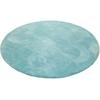 Hochflor-Teppich ESPRIT "Relaxx ESP-4150", blau (türkis), H:25mm Ø:200cm, Kunstfaser, Teppiche, Wohnzimmer, sehr große Farbauswahl, weicher dichter Hochflor